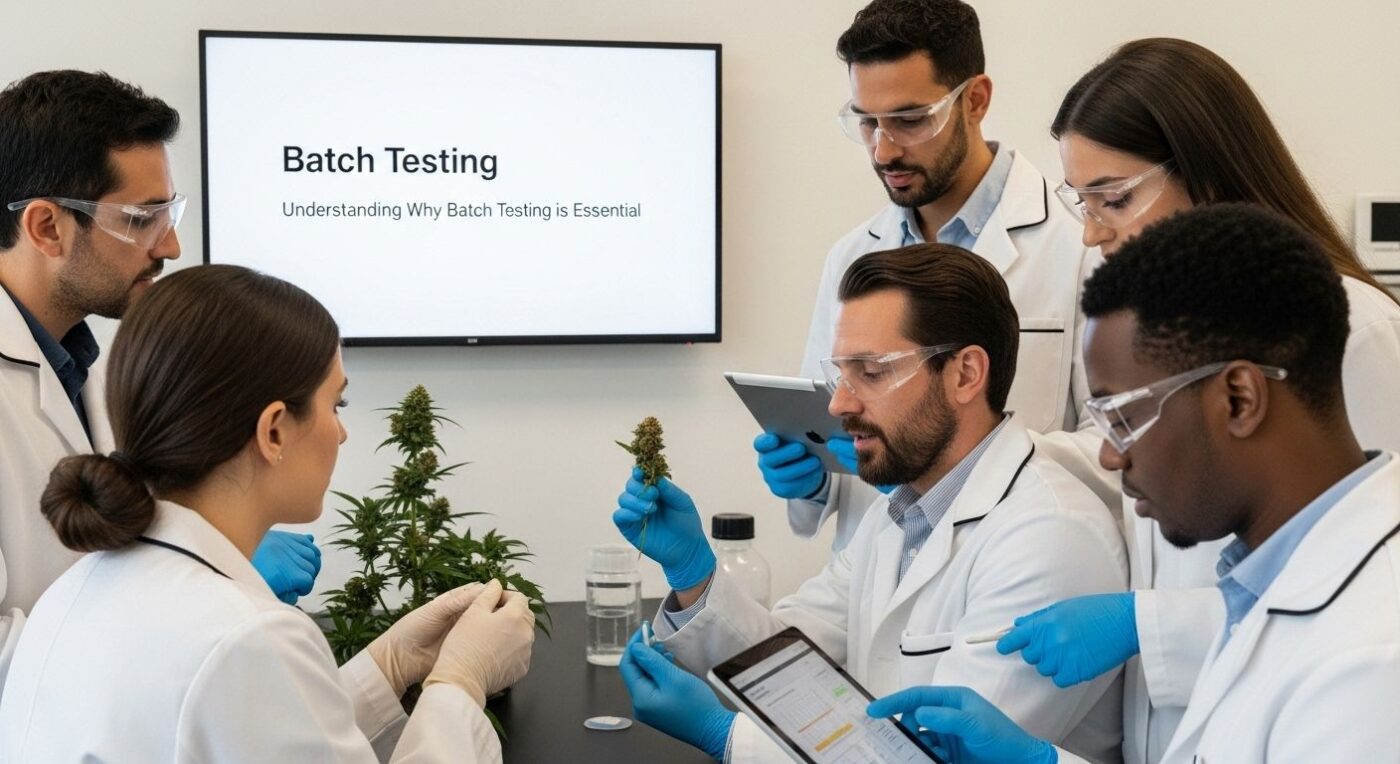 cannabis batch testing lab