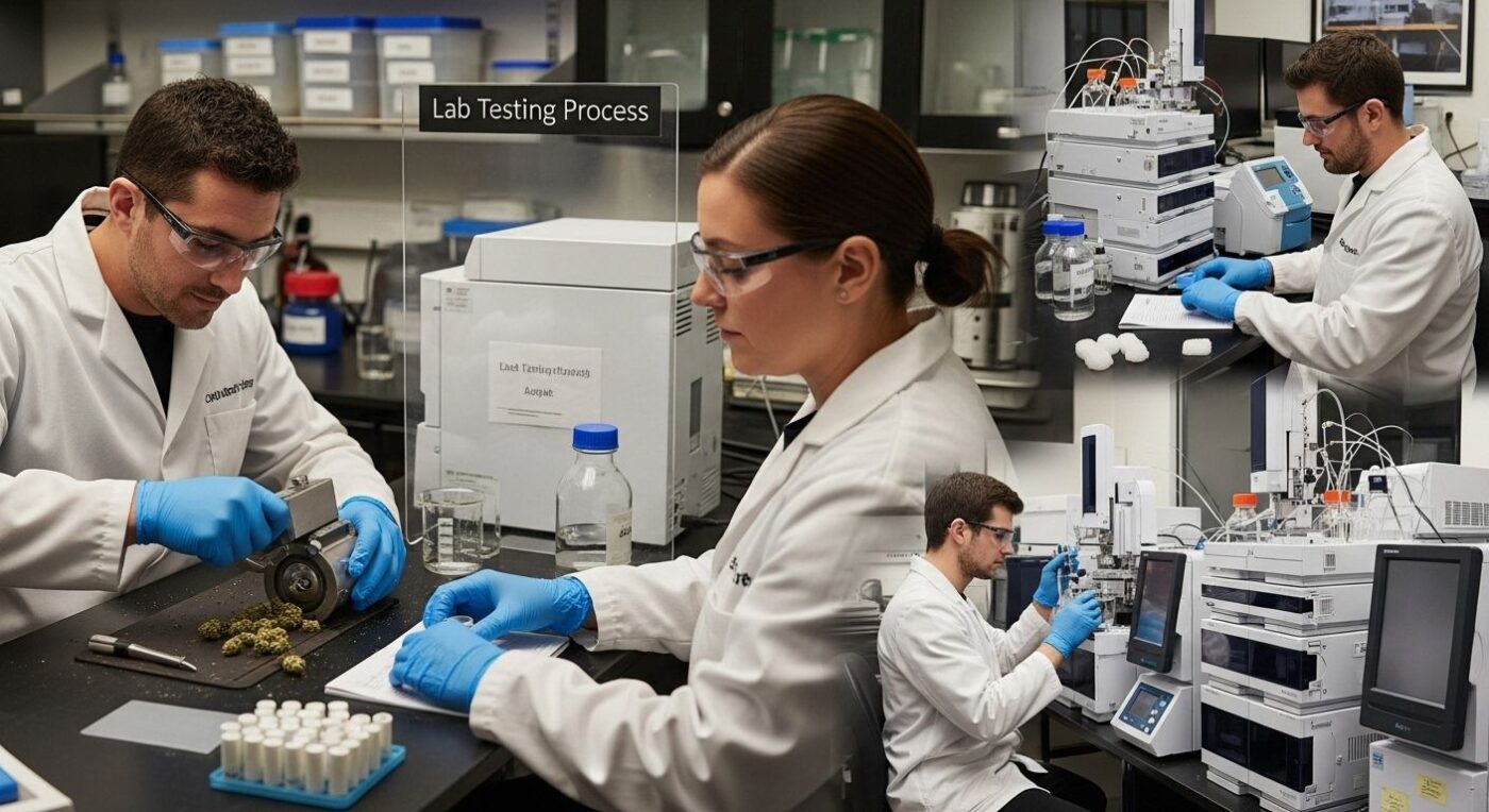 lab testing process